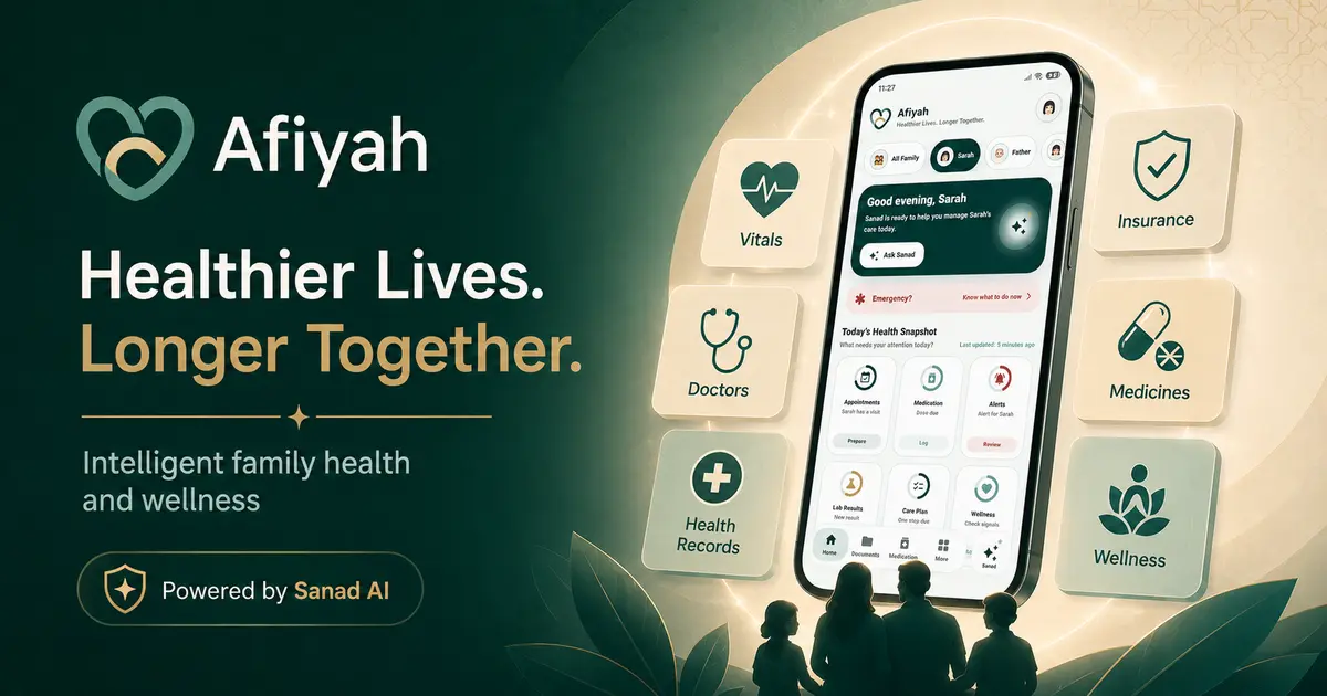 Afiyah intelligent family health and wellness platform